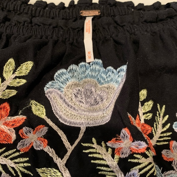 Free People Black Mini Dress - Picture 3 of 4